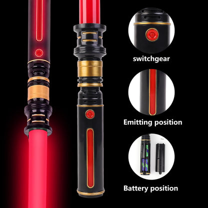 Light Up Sabers, 3 Packs Light Sword for Kids with FX Sound, Expandable Light Up Saber for Cosplay Halloween Dress Up Parties Birthday Christmas (Red.Green.Blue) 🍁 All In One Marketplace Canada