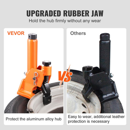 VEVOR Manual Tire Bead Breaker, 38"-42" Tires Changer Tool with Rubber Pad, Protect Aluminum Alloy Hubs, Easy-Operated Tire Repair Tool for ATVs/UTVs, Tractors, Trucks, Cars, Heavy Duty Tires VEVOR