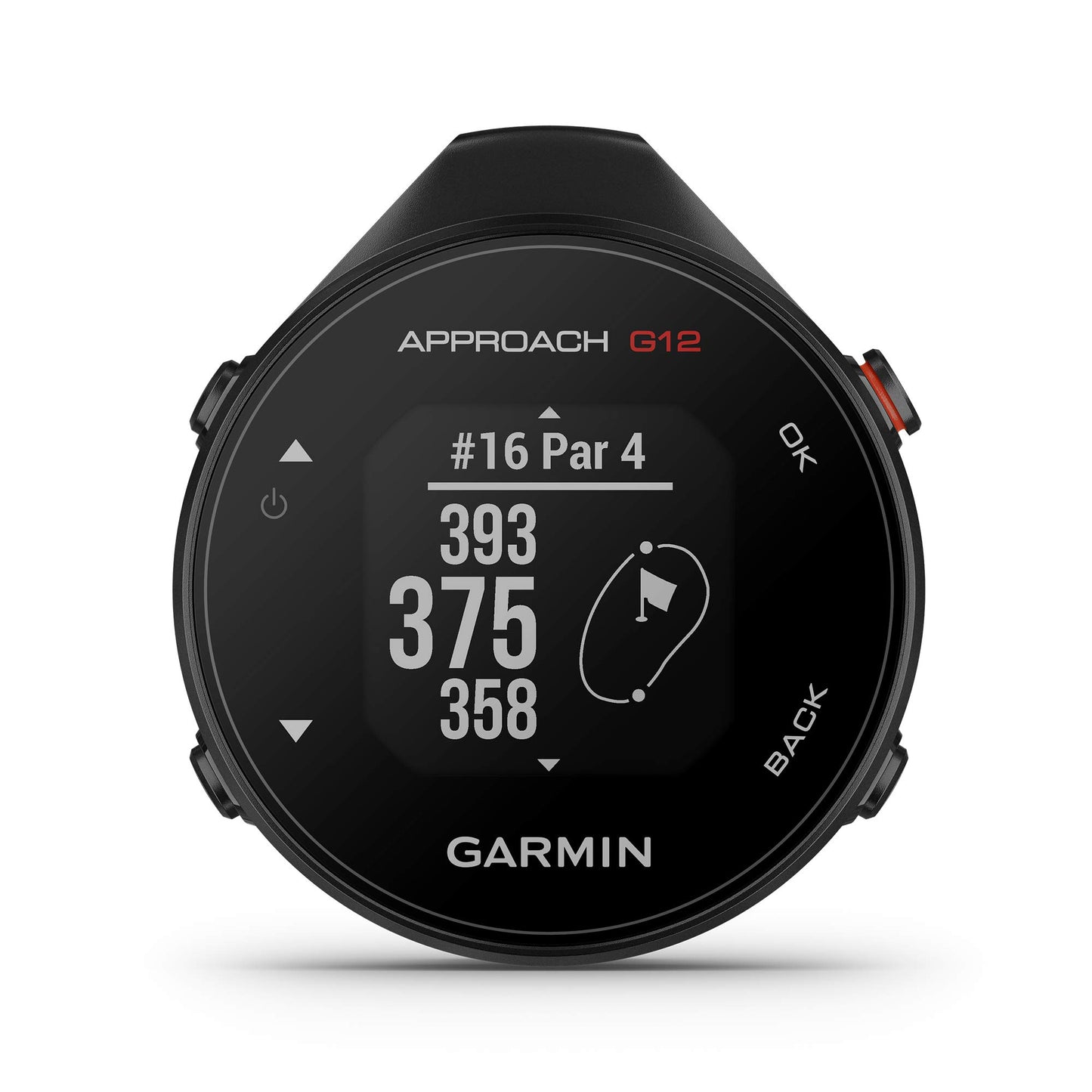 Garmin Approach G12, Clip-on Golf GPS Rangefinder, 42k+ Preloaded Courses, 010-02555-00 Garmin