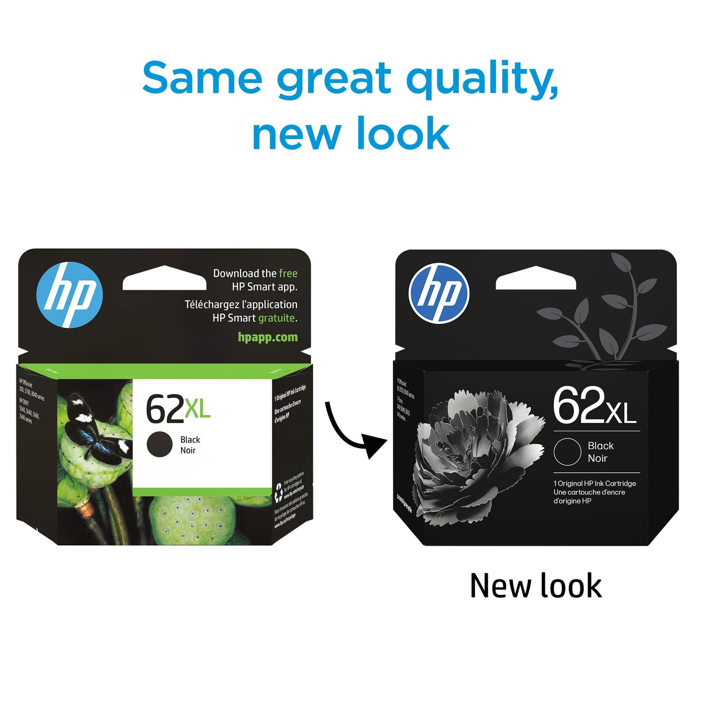 C2P05AN (HP 62XL) High-Yield Ink, 600 Page-Yield, Black 🍁 All In One Marketplace Canada