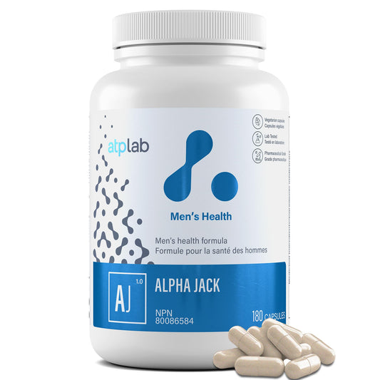 atplab Alpha Jack Supplement, Made in Canada, 180 Capsules, 30 Day Supply