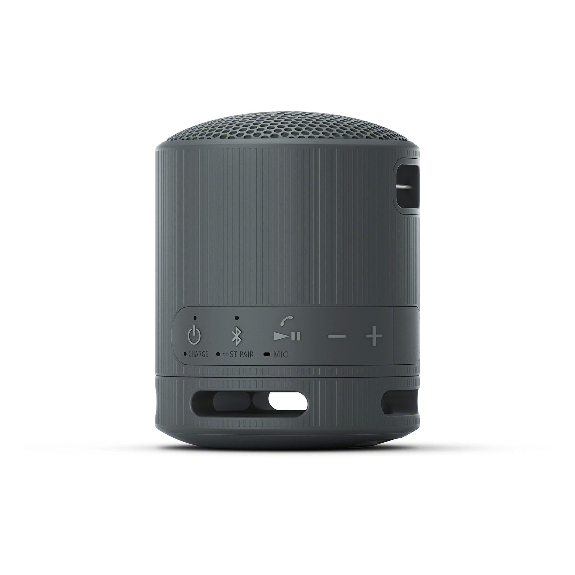 Sony SRS-XB100 Wireless Bluetooth Portable Lightweight Super-Compact Travel Speaker, Extra-Durable IP67 Waterproof & Dustproof, 16 Hour Battery, Versatile Strap, and Hands-Free Calling, Black New