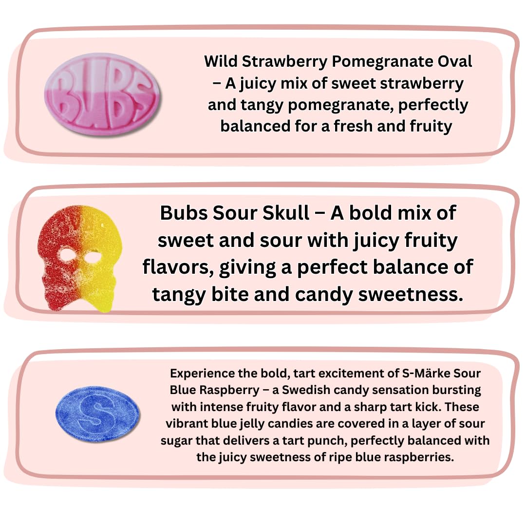 KandyHaus Swedish Candy Mix 255g – Scandinavian Gummy Assortment with Sour & Sweet Fruity Flavors