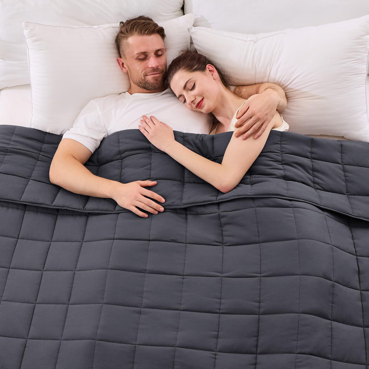 Weighted Blanket for Adults(20lbs,88"×104" Grey) King for 190-210Ibs 🍁 All In One Marketplace Canada