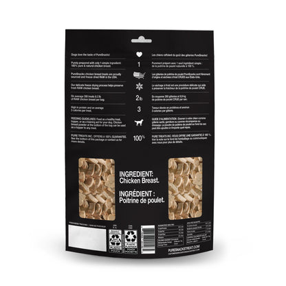 PureSnacks Chicken Single Ingredient Freeze Dried Dog Treats, 261 g 🍁 All In One Marketplace Canada