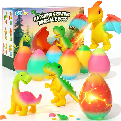 Dinosaur Hatching Eggs for Kids - 6 Pack Dinosaur Toys for Boys and Girls 🍁 All In One Marketplace Canada