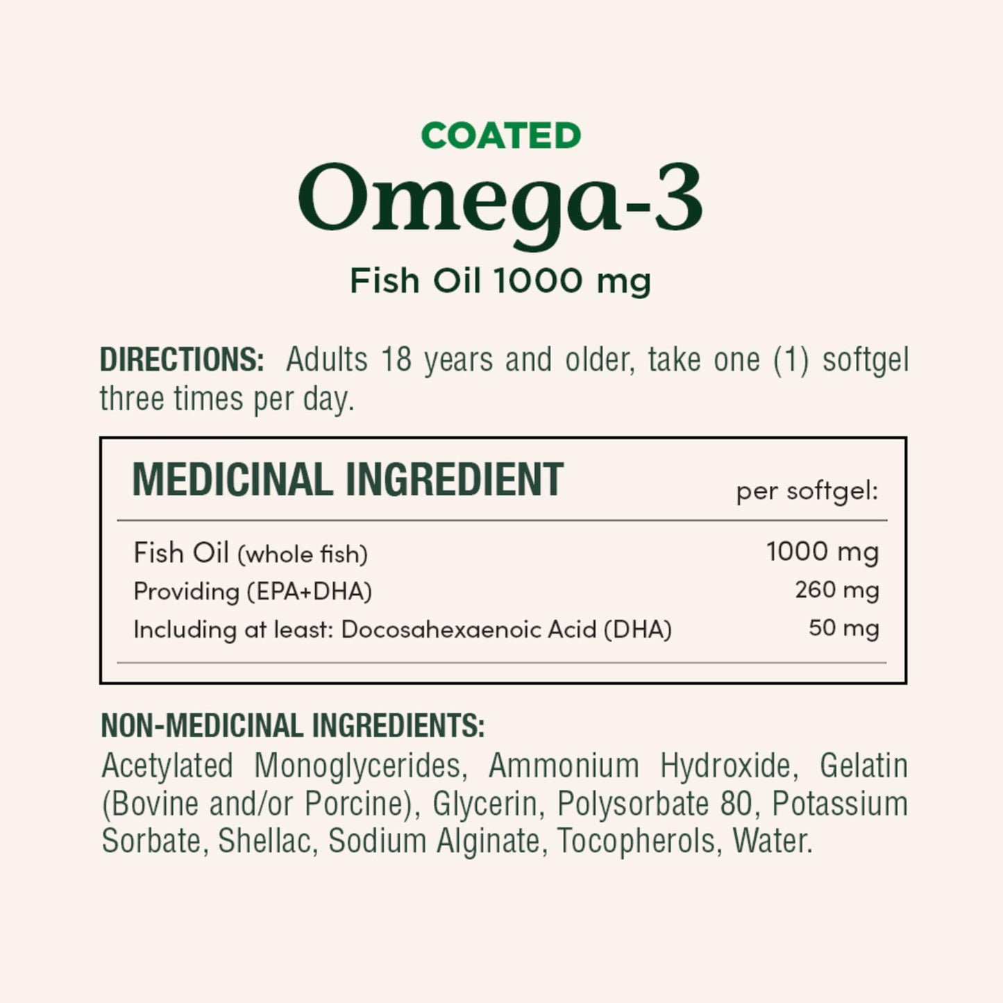 NATURE'S BOUNTY Omega-3 Fish Oil, 1000 mg, Softgels, 262.1 g Nature's Bounty