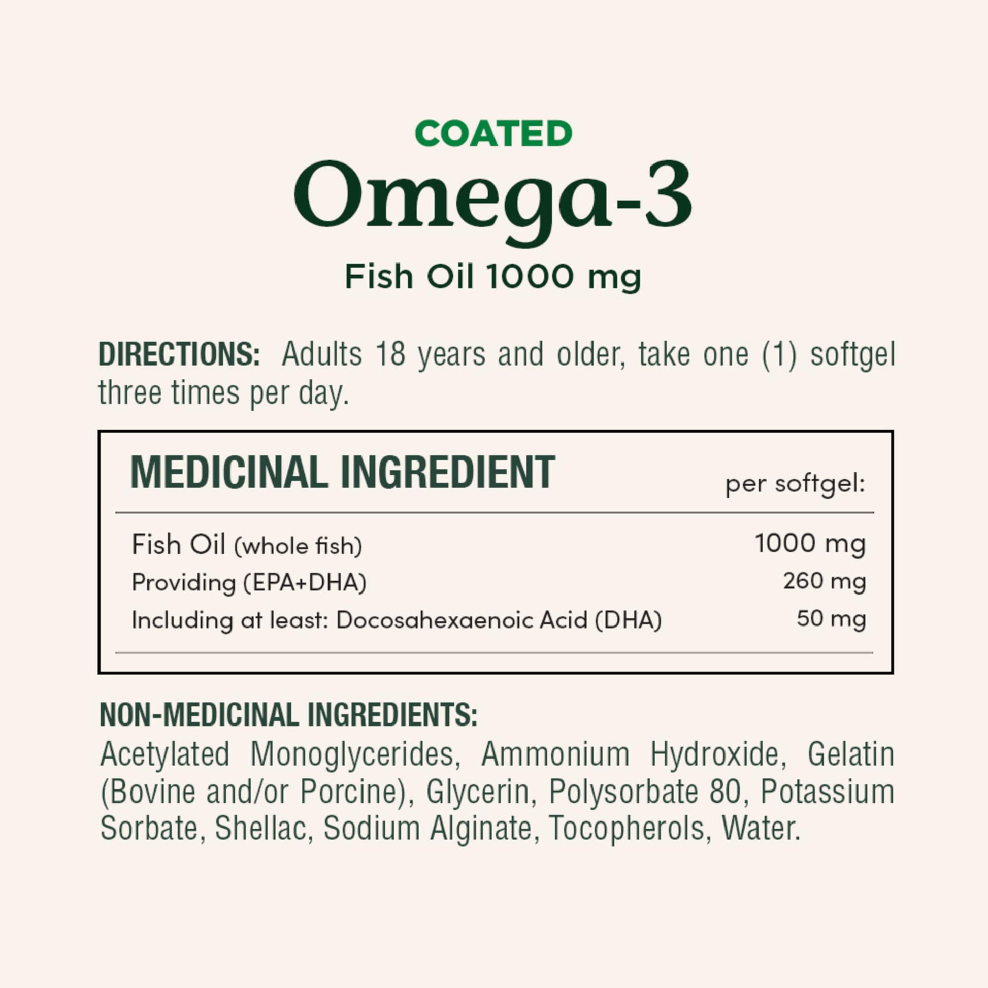 NATURE'S BOUNTY Omega-3 Fish Oil, 1000 mg, Softgels, 262.1 g Nature's Bounty