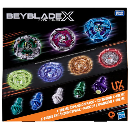 Beyblade X X-treme Expansion Pack | Includes 3 Blades, 4 Ratchets, 5 Bits | Battling Tops Game Toys, Ages 8+ BEYBLADE