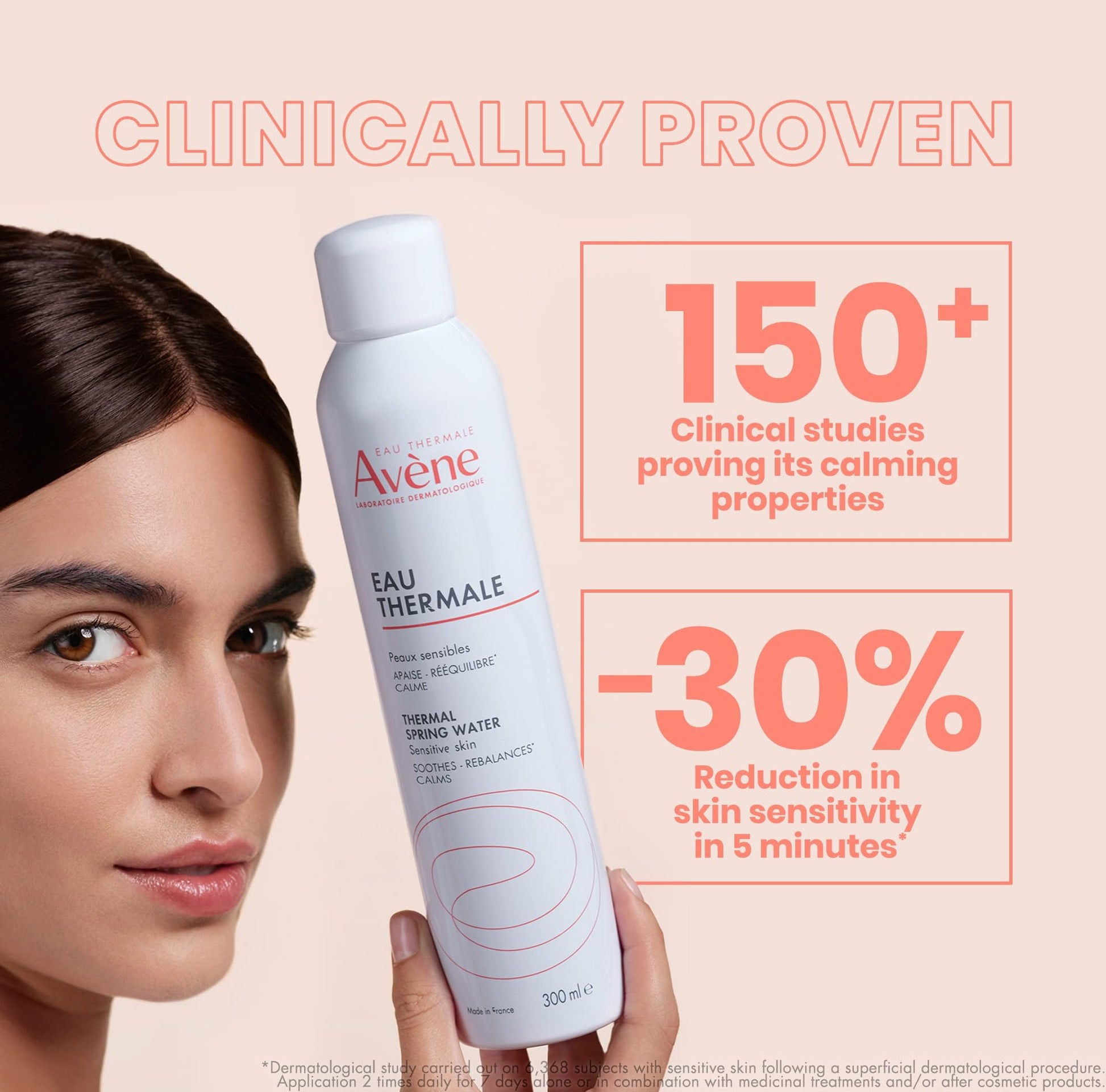 Eau Thermale Avene Thermal Spring Water, Soothes, Calms and Strengthens the protective barrier of sensitive skin, Facial Mist Spray, Microbiome rebalancing, for Sensitive Skin, 300ml - Available at All In One Marketplace Canada