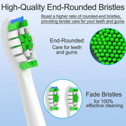 Replacement Toothbrush Head Compatible with Philips Sonicare Electric Toothbrush - Fit Plaque Control, Gum Health, FlexCare, HealthyWhite, Essence+ and EasyClean, 12 Pack - Available at All In One Marketplace Canada