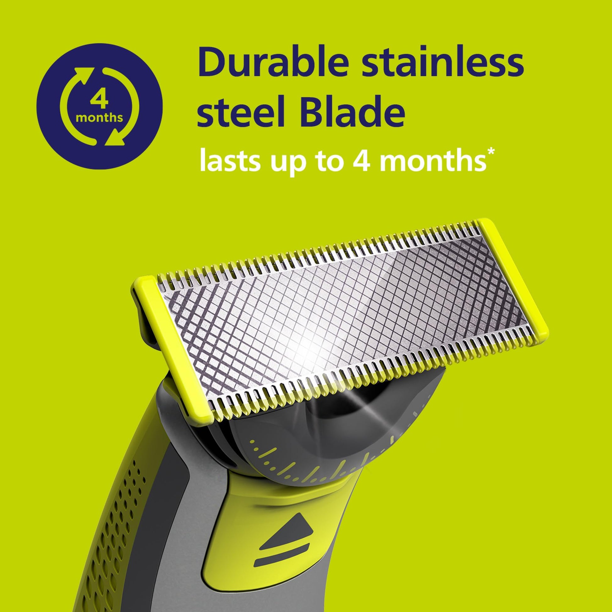 Philips OneBlade 360 Replacement Blade, for OneBlade Electric Shaver and Trimmer, Durable Stainless Steel, Trim, Edge and Shave, Model QP410/50