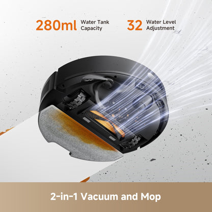 DREAME D20 Air Plus Robot Vacuums and mop, 20,000Pa Suction, Self-Emptying dreame