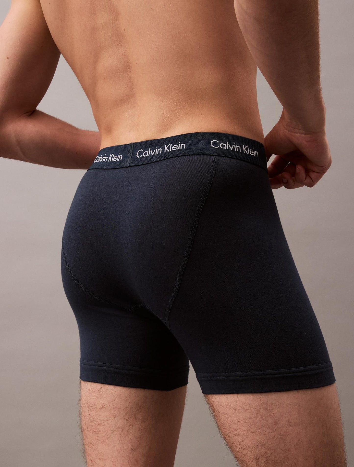 Calvin Klein Men's Cotton Stretch Megapack Boxer Briefs, BLACK, Medium 🍁 All In One Marketplace Canada