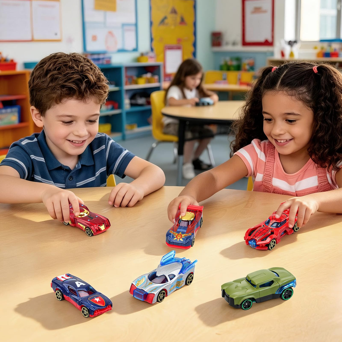 Spider Superhero Car Toys for Kids, 3 4 5 6 7 8 Year Old Boys Toys, Travel Toys, 3 4 5 6 7 8 Year Old Boys Girls Gifts Easter, Birthday, Christmas 🍁 All In One Marketplace Canada