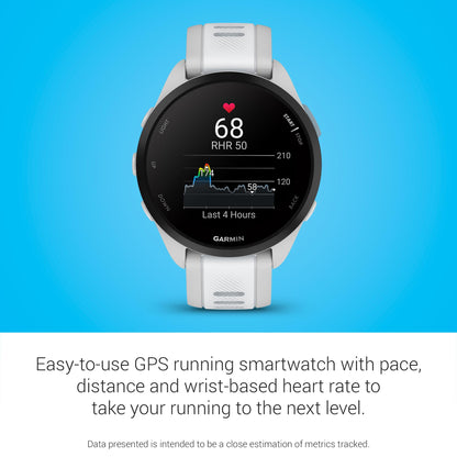Garmin Forerunner® 165, Running Smartwatch, Colorful AMOLED Display, Training Metrics and Recovery Insights, Whitestone 🍁 All In One Marketplace Canada