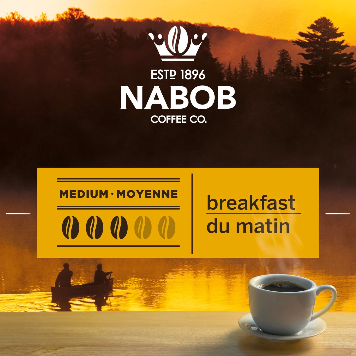 Nabob Breakfast Blend 100% Compostable Pods, 56 Pods NABOB
