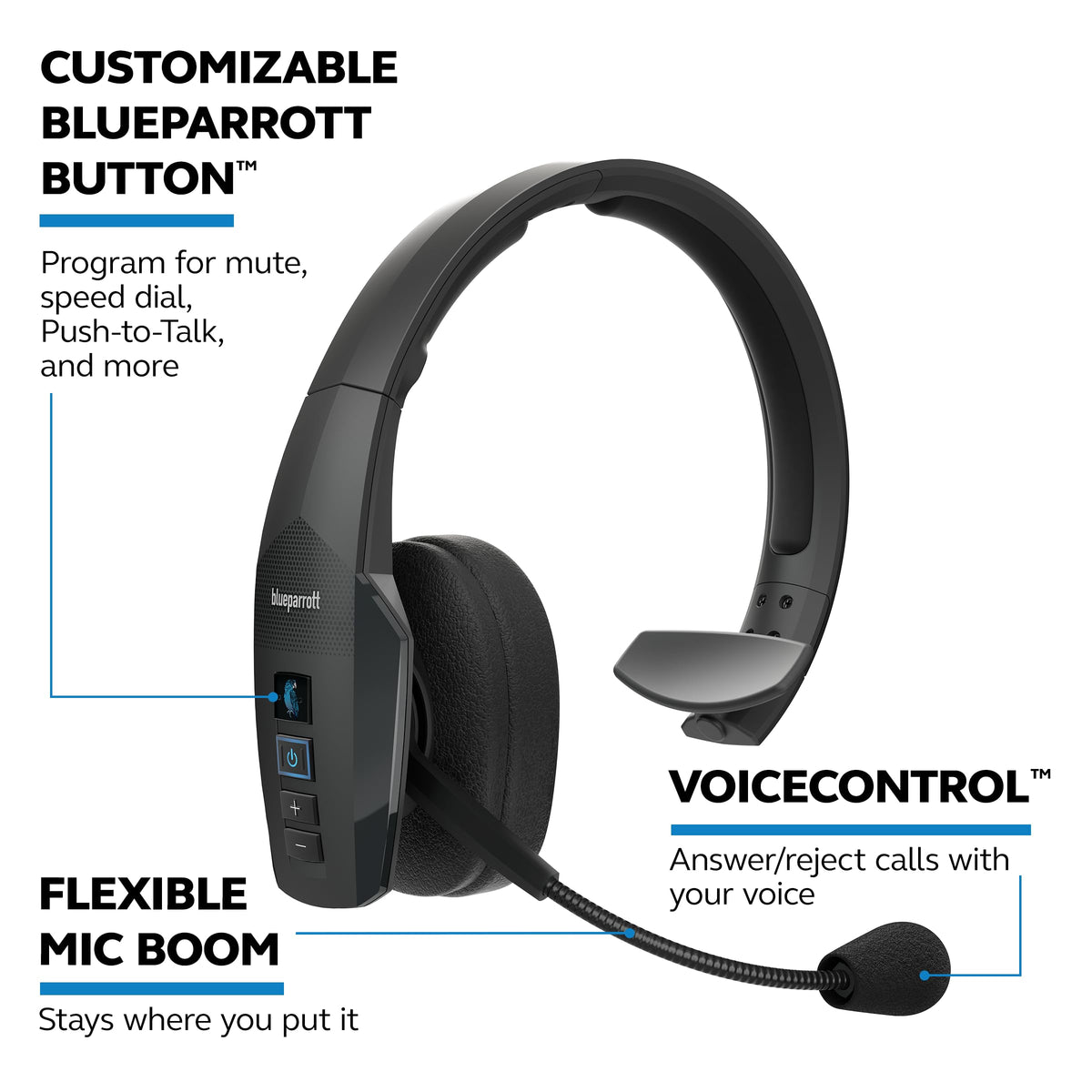 BlueParrott B450-XT Bluetooth Headset