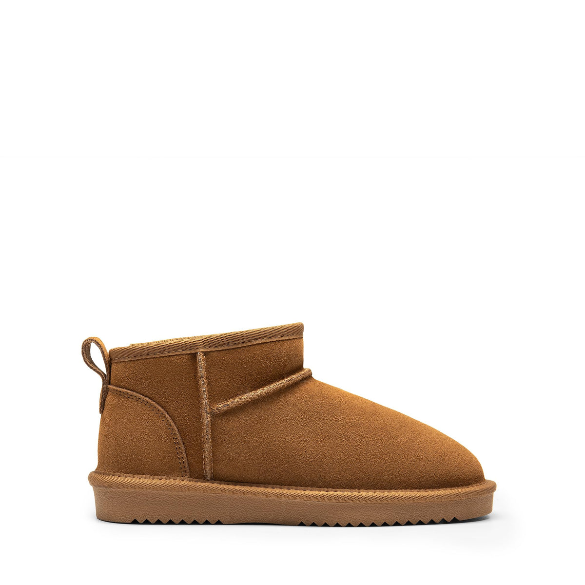 DREAM PAIRS Women's Mini Winter Snow Boots Genuine Suede,Chestnut,8 🍁 All In One Marketplace Canada