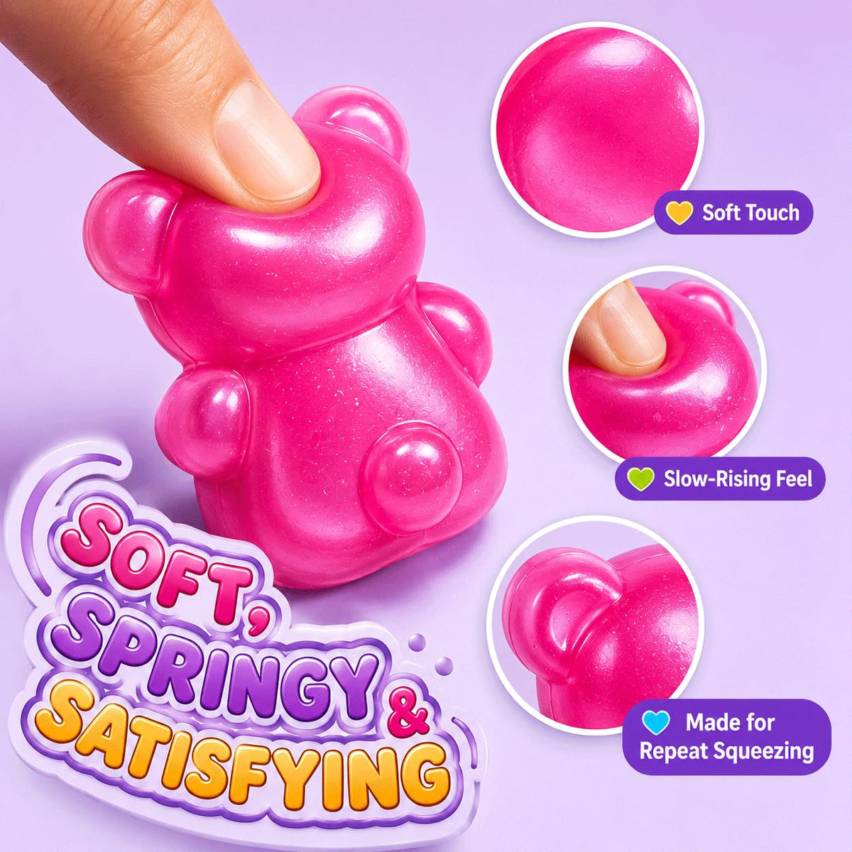 8Pcs Squishy Fun Box Set, 2026 Squeeze Fidget Kit with Big Mini Real Squishies, Soft Stretchy Sensory Pack for Adults Anxiety Stress Relief, Cute Desk Decor & Surprise Holiday Birthday Gift 🍁 All In One Marketplace Canada
