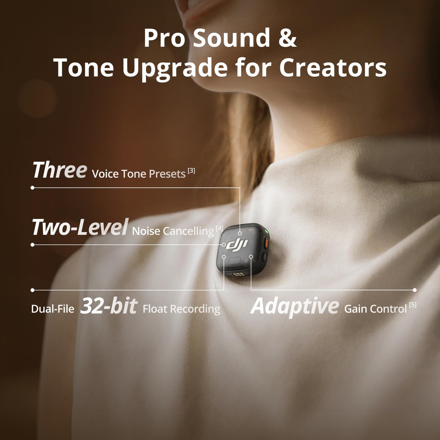 DJI Mic 3 Transmitter, Wireless Mini Microphone for iPhone/Camera/Android, Lightweight & Intuitive, Lavalier Microphone, 32-bit Float, Integrated Timecode, Vlog, Interview, Streaming 🍁 All In One Marketplace Canada