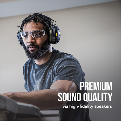 3M WorkTunes Connect Wireless Hearing Protector with Bluetooth Technology, Bluetooth Hearing Protection with a 26 dB Noise Reduction Rating - Available at All In One Marketplace Canada