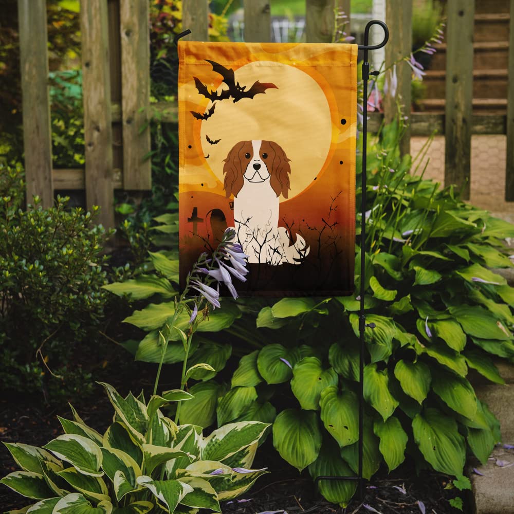 Drapeau de jardin Caroline's Treasures BB4324GF Halloween Cavalier Spaniel, petite taille, multicolore