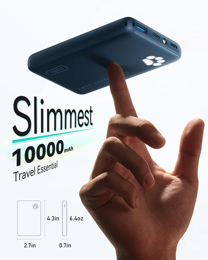 INIU 45W Fast Charging Power Bank, Smaller 10000mAh Travel Portable Charger