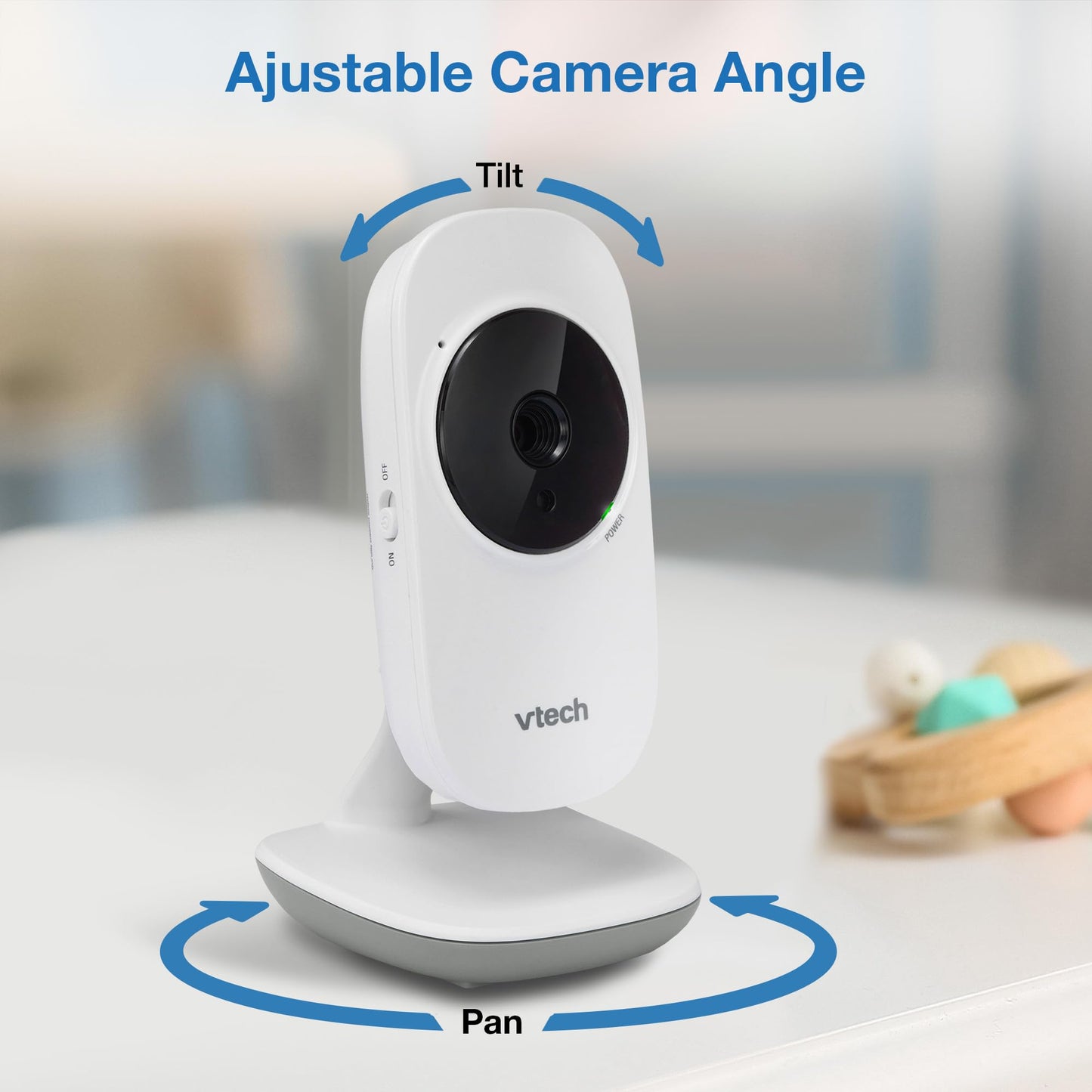VTech VM819-2 Baby Monitor, 2.8” Screen, 2 Cameras, 1000ft Range, Night Vision, 2-Way Audio, Temperature Sensor, Lullabies, Secured Transmission No WiFi
