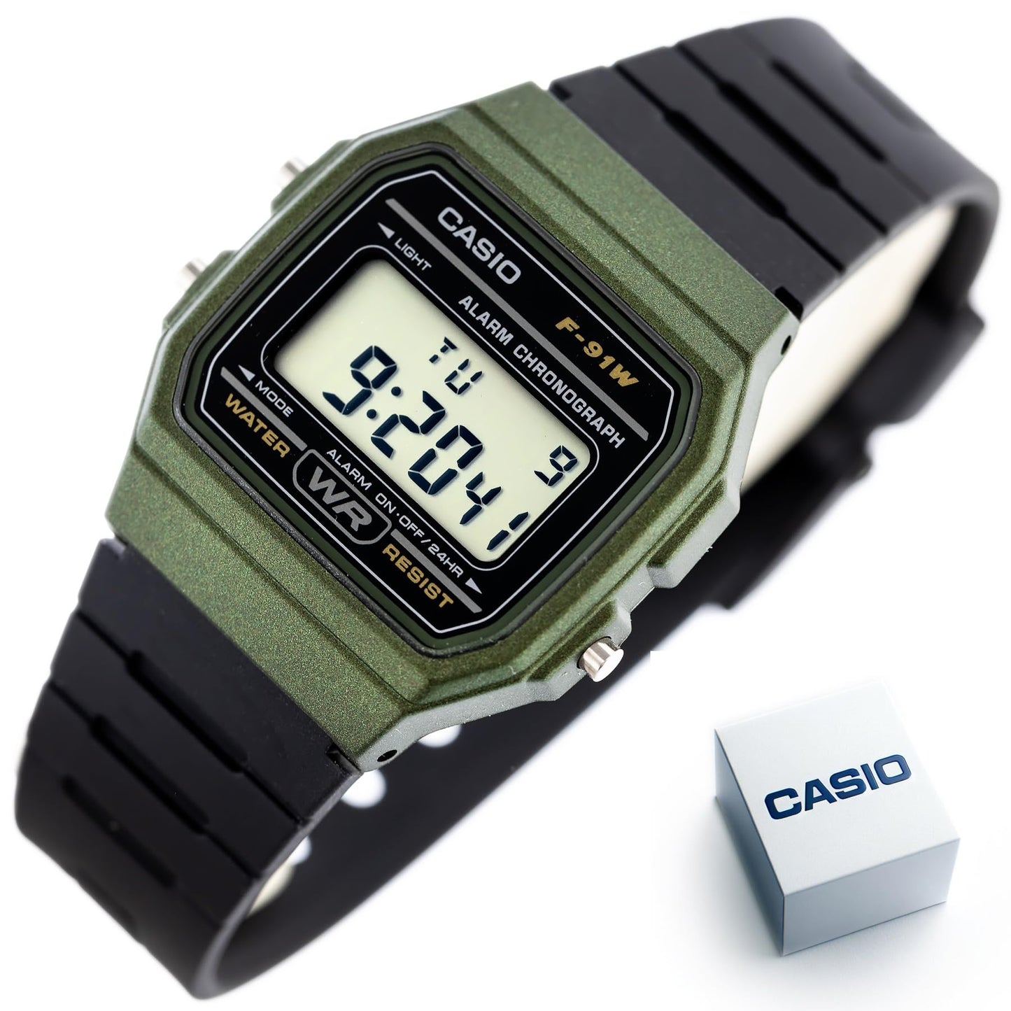 Casio Men's F-91WM-3ACF Classic Digital Display Quartz Black Watch