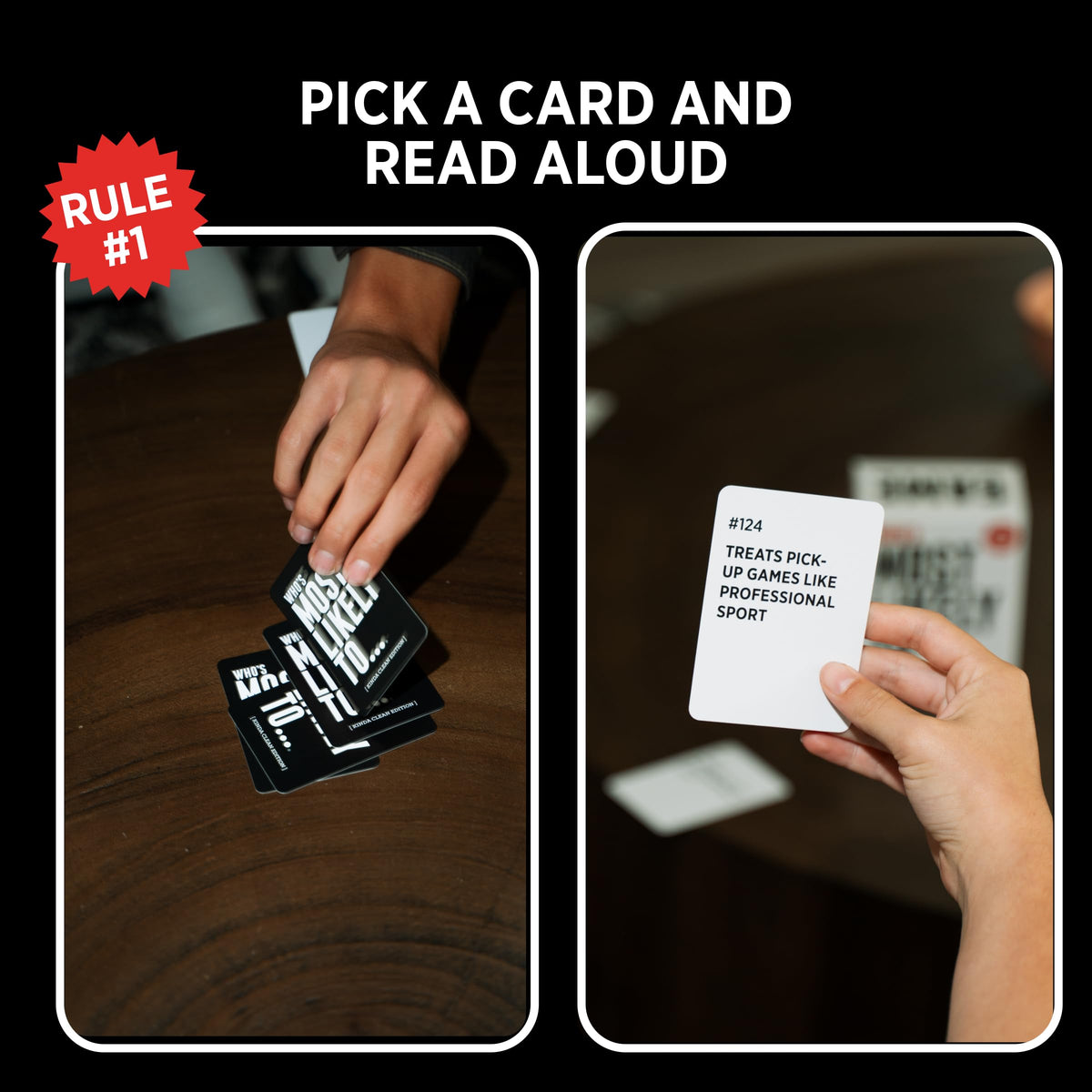 Who's Most Likely to... Kinda Clean Edition | Family Card Game | Ages 14+ 🍁 All In One Marketplace Canada