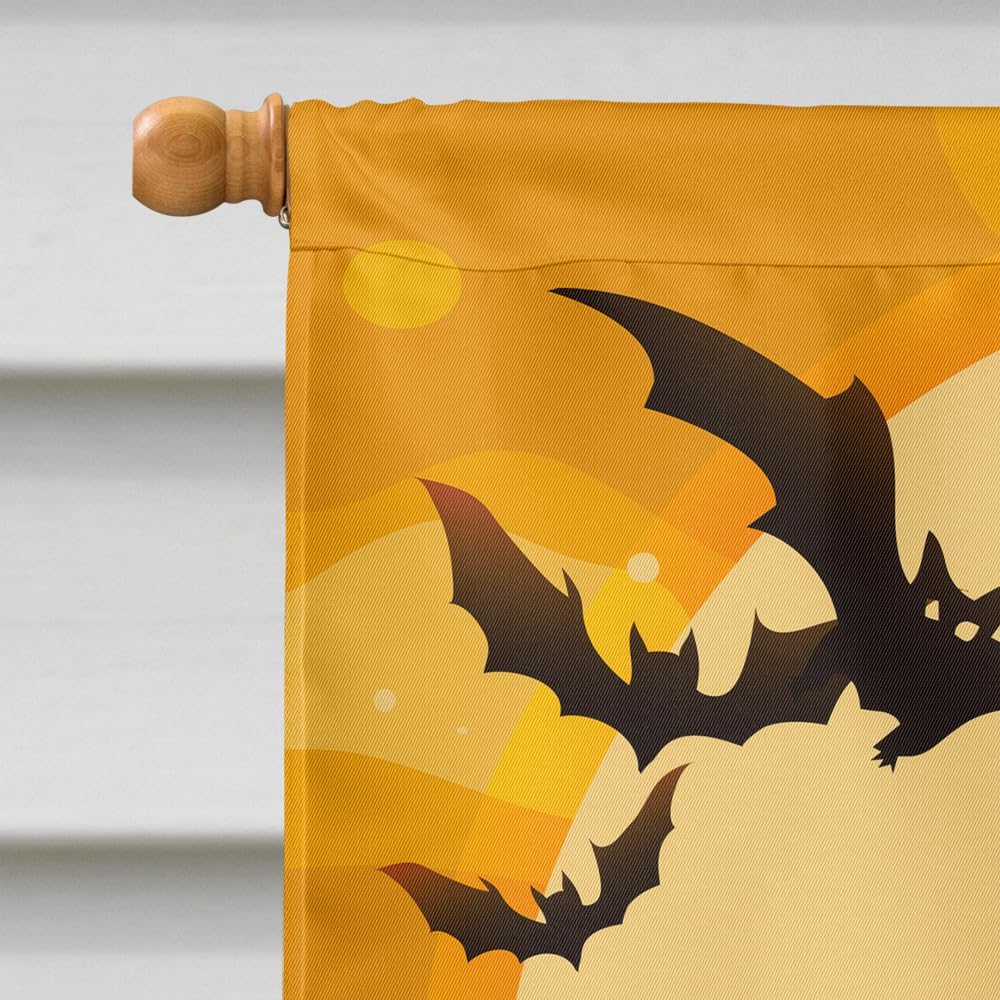 Drapeau de maison en toile Caroline's Treasures BB4363CHF Dalmatien d'Halloween, grand format, multicolore