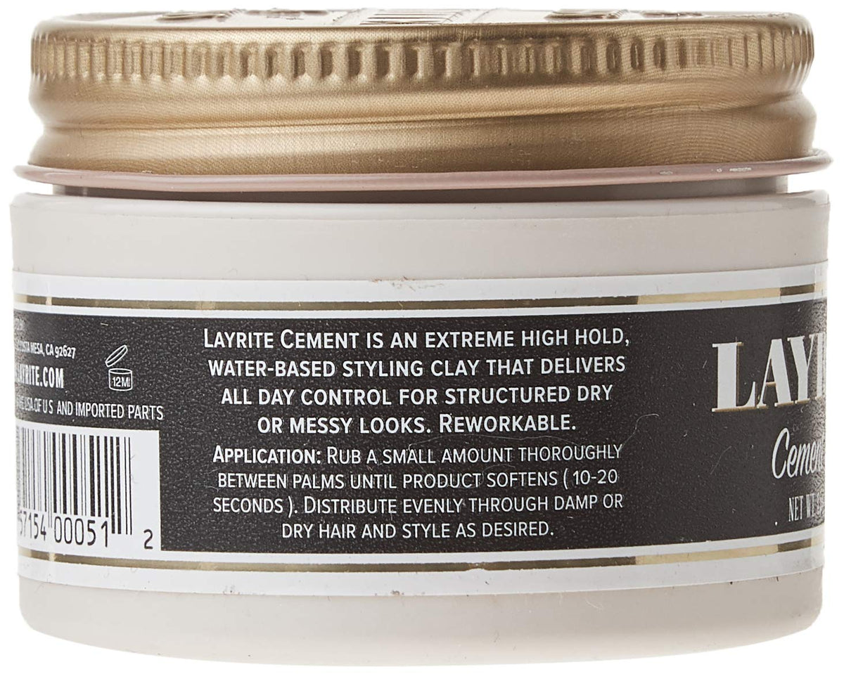 Layrite (LAYRU) Layrite Cement Hair Clay, 1.5 Oz, 1.5 ounces