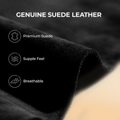 DREAM PAIRS Women's Slippers Genuine Suede,Black,7.5 🍁 All In One Marketplace Canada