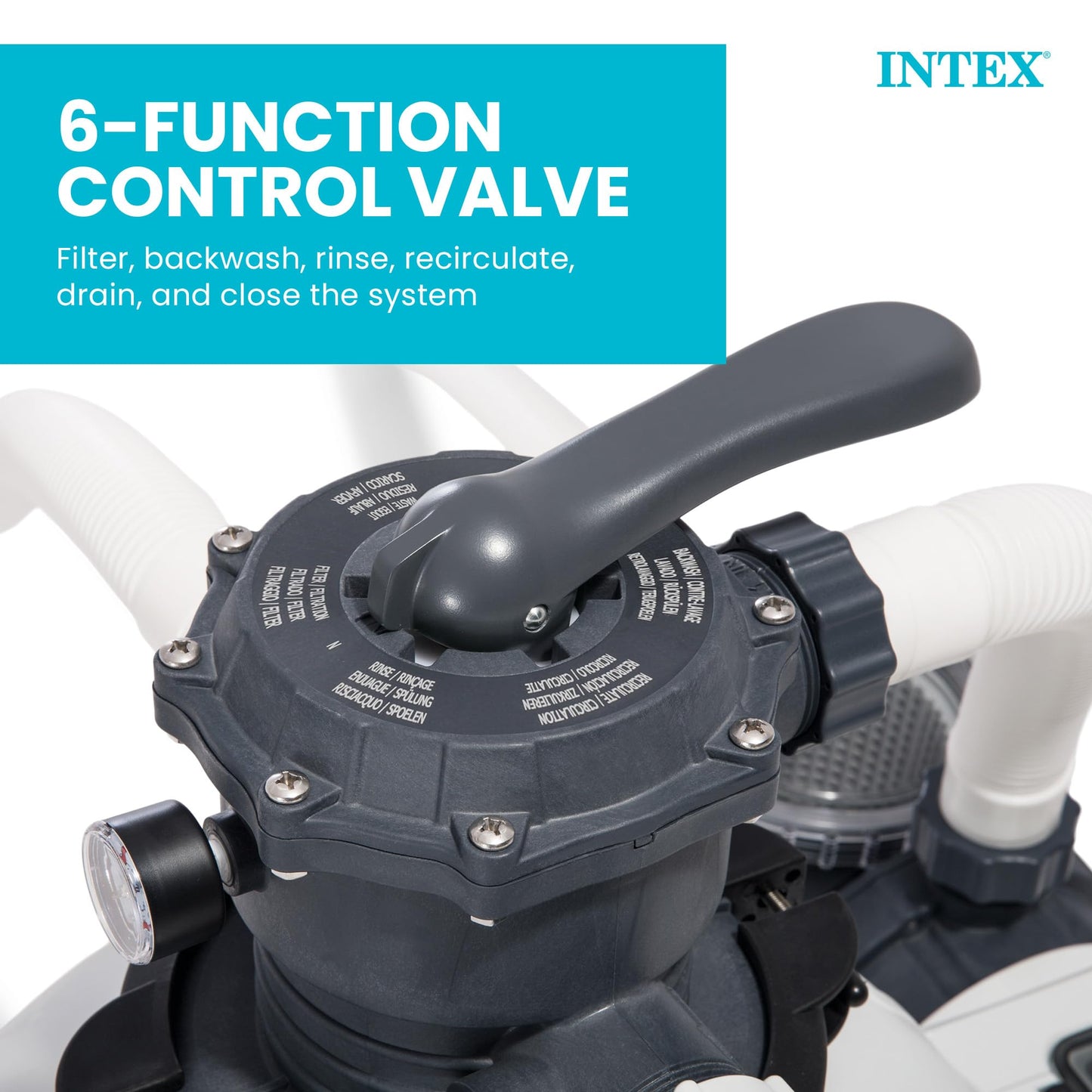 INTEX Krystal Clear 2,100 GPH Sand Filter Pump for Above Ground Pools