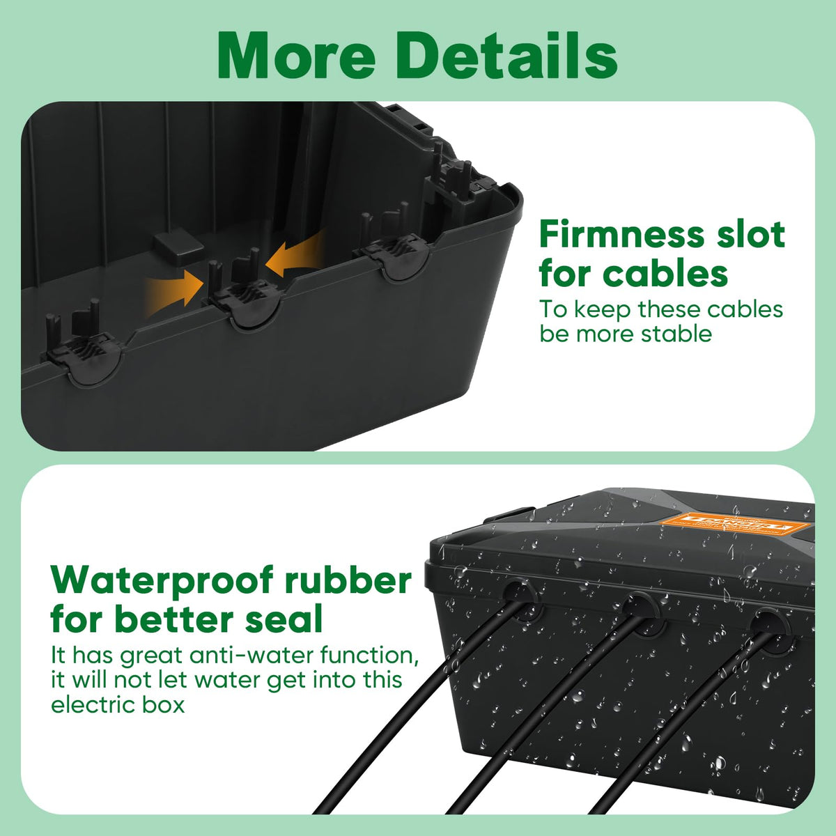 BlumWay Large Outdoor Electrical Box, IP54 Waterproof Box, 12.5x8.5x5 inch 🍁 All In One Marketplace Canada