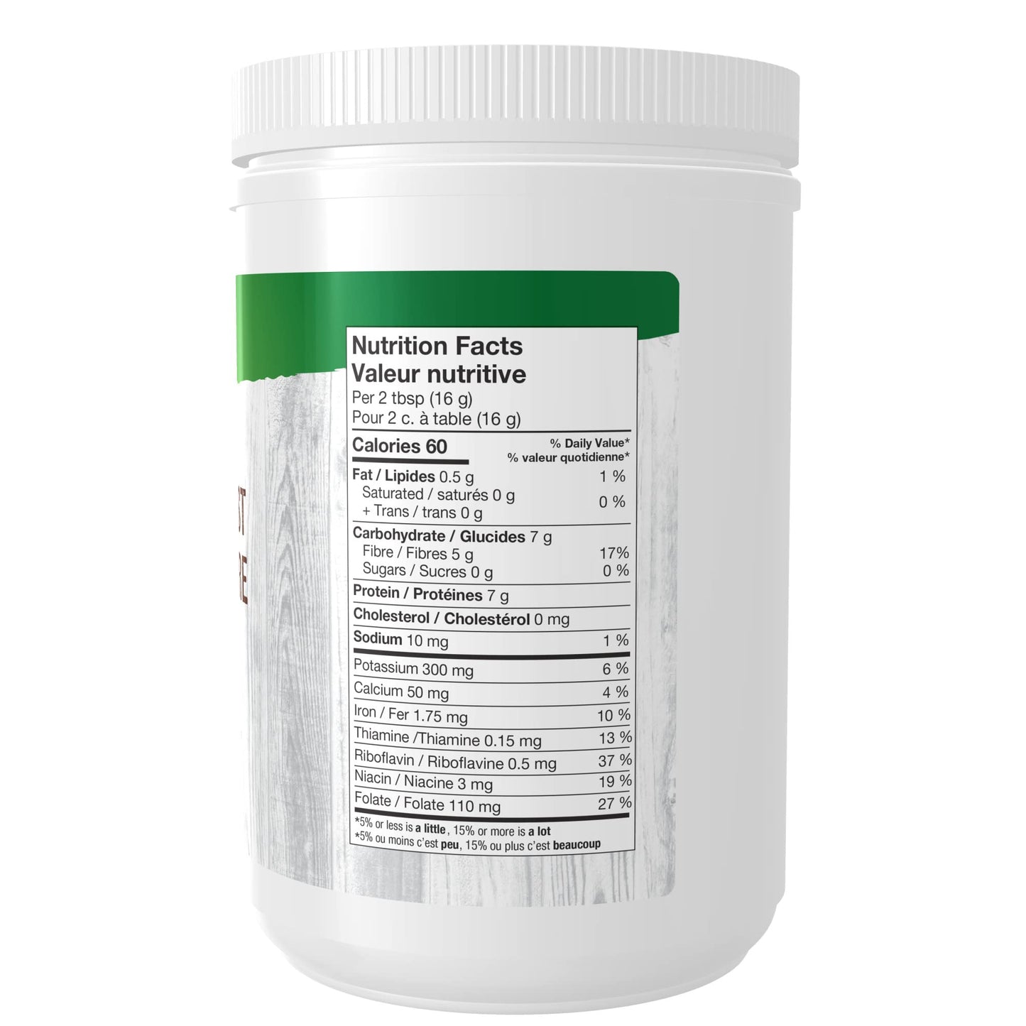 NOW Real Food, Brewer's Yeast Powder, Super Food Fortifier, Less Bitterness, 454g - Available at All In One Marketplace Canada