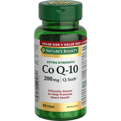 NATURE'S BOUNTY Co Q-10, 200 mg, Extra Strength, Clinically Shown to Promote Heart Health, 48.9 g - Available at All In One Marketplace Canada