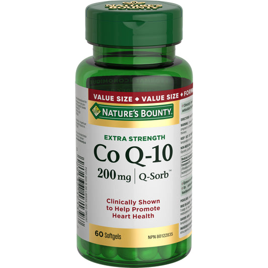 NATURE'S BOUNTY Co Q-10, 200 mg, Extra Strength, Clinically Shown to Promote Heart Health, 48.9 g - Available at All In One Marketplace Canada