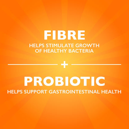 Metamucil Daily Fibre Gummies with Probiotics, Fuit Flavour, Daily Prebiotic + Probiotic, Fibre Supplement for Adults, Gelatin-Free, 50 Count