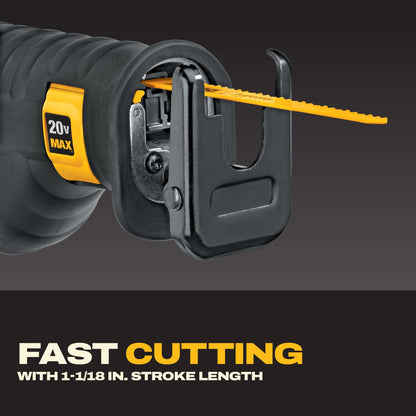 DEWALT 20V MAX* Reciprocating Saw, Tool Only (DCS380B) DEWALT