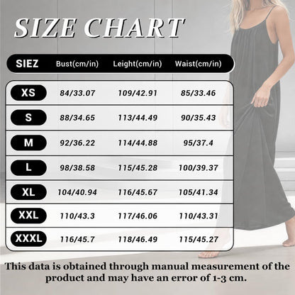 Tubeluck Backless Cami Dress for Women Summer Sleeveless Long Casual Sundress Lady Solid Color Open Back Lounge Dresses Holiday House (CA/US, Alpha, Medium, Regular, Regular, Black) 🍁 All In One Marketplace Canada