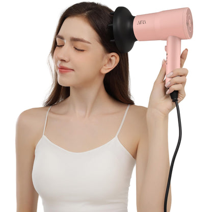 AINA Diffuser Hair Dryer Full-Featured Blow Dryer 110V/1600W(Babe Pink) - Available at All In One Marketplace Canada