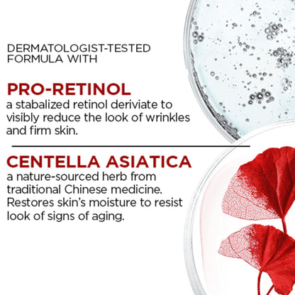 L’Oréal Paris Pro-Retinol + Centella Asiatica Night Cream, Moisturizer for Face, Revitalift, Fights look of wrinkles, Firms Skin, Resist look of Signs of Aging, Skincare - 50 ml L'Oreal Paris