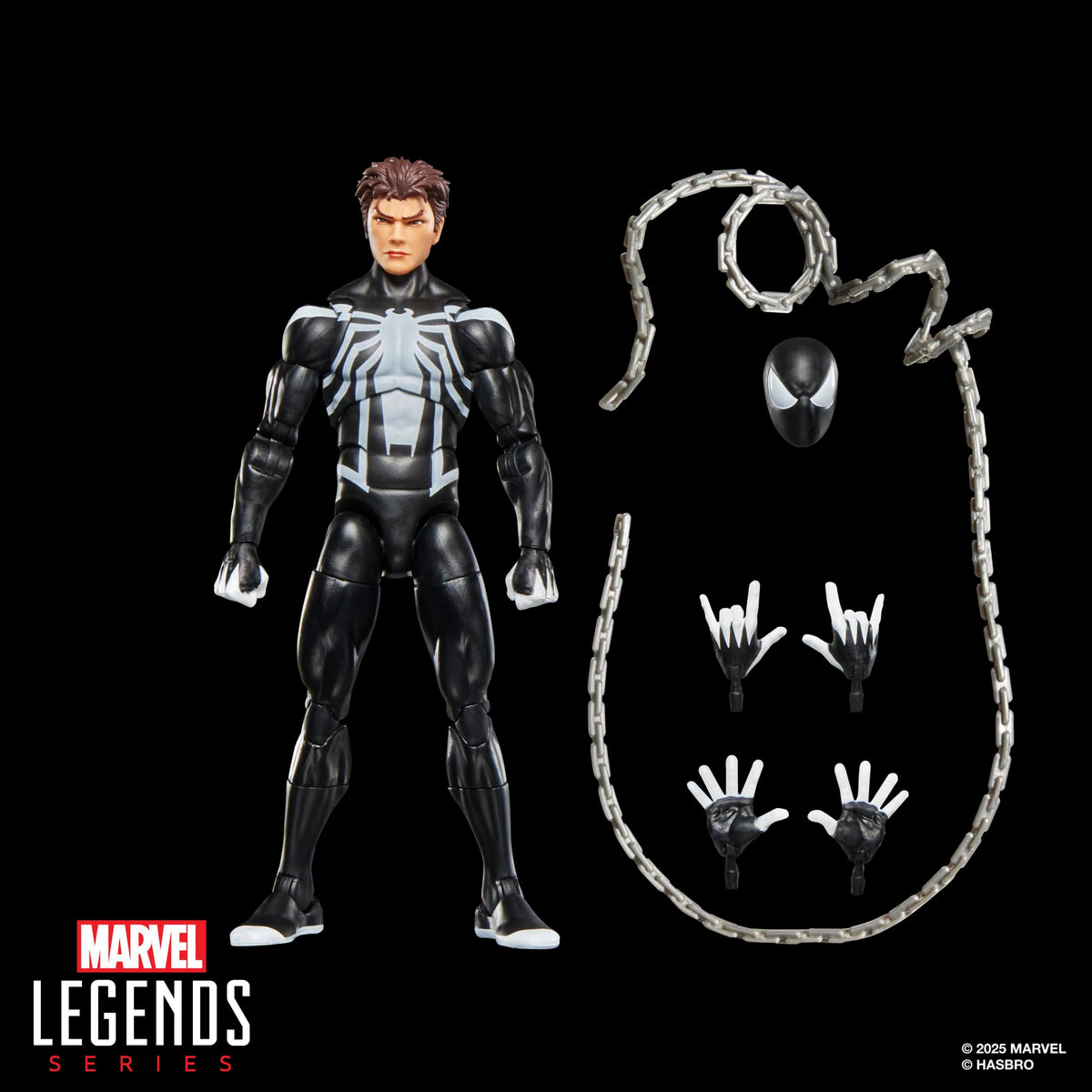 Marvel Legends Series Spider-Venom, Retro Cardback Spider-Man Comics Collectible 6-Inch Scale Action Figure