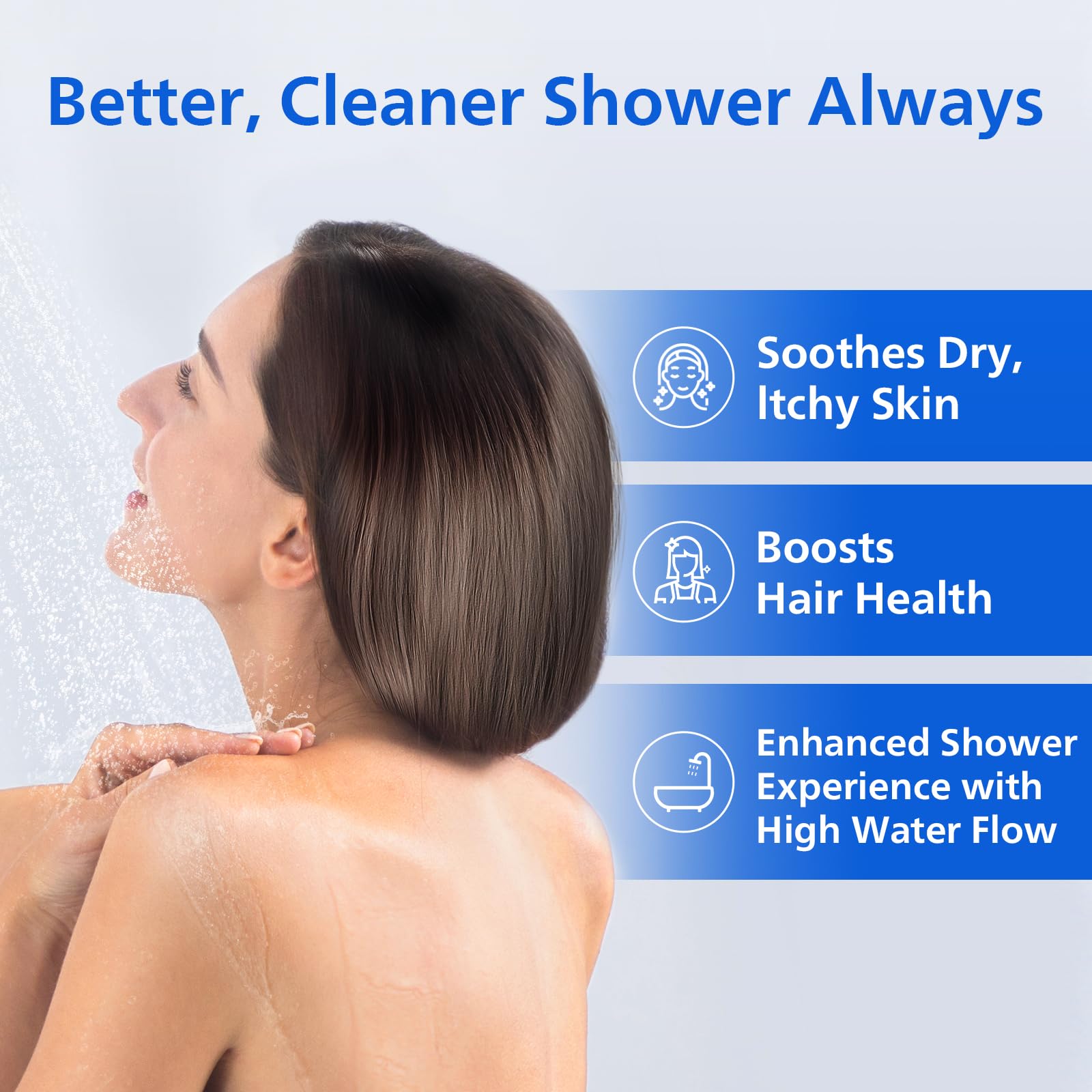 PHILIPS Shower Filter, Reduces Chlorine & Heavy Metals, AWP1775CH/37 PHILIPS