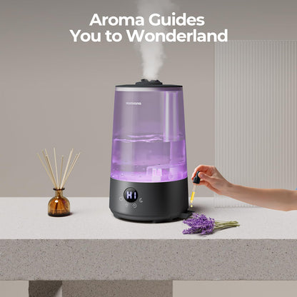 Homvana 3.6L Top-Fill Humidifiers for Bedroom Home, 360° Cool Mist, 16dB 🍁 All In One Marketplace Canada