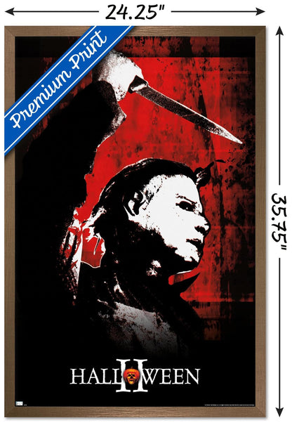 Halloween II - Affiche murale rouge