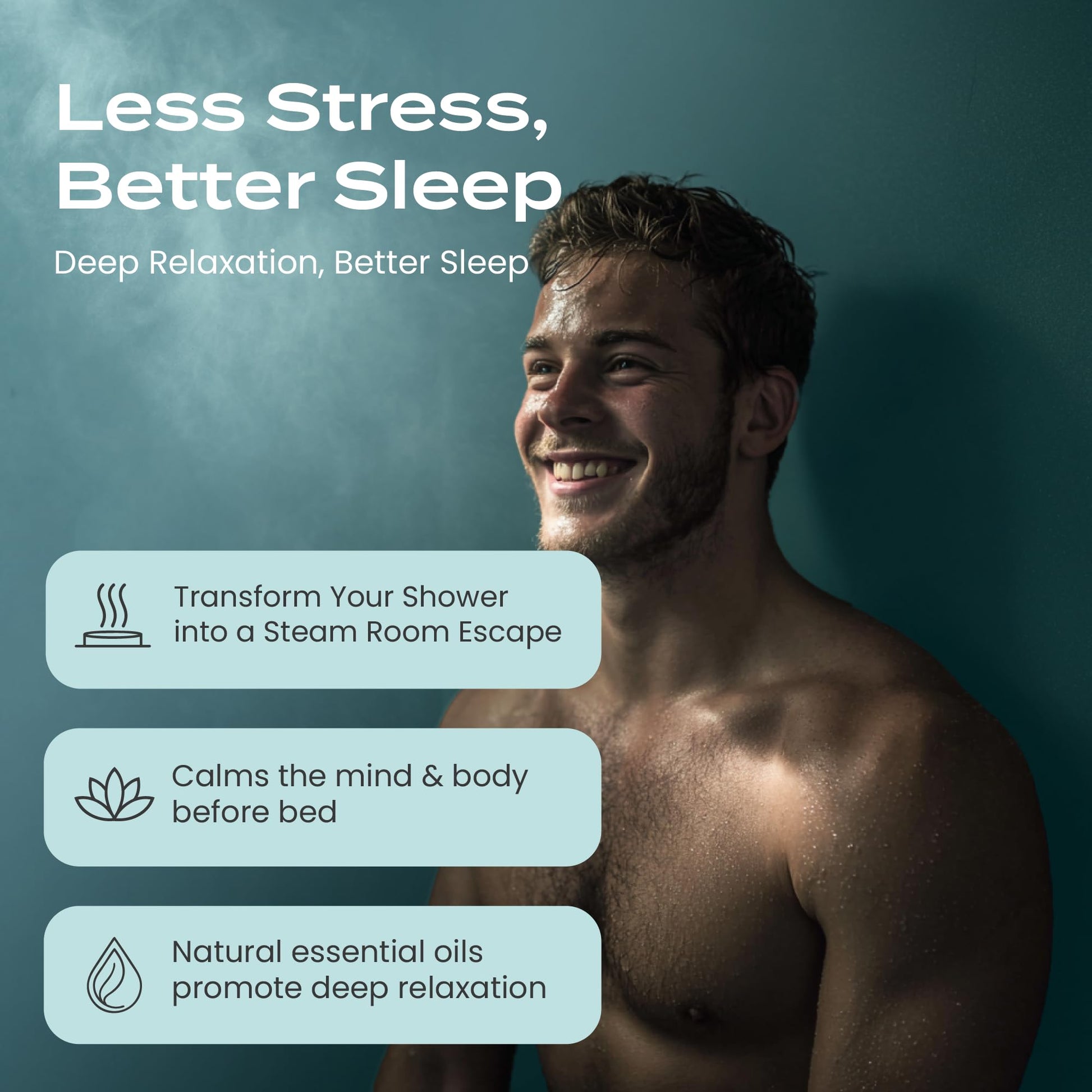 Body Restore Shower Steamers Aromatherapy 15 Pack – Fathers Day Gift for Dad, Luxury Spa Gifts for Men, Stress Relief & Relaxation Self Care – Premium Eucalyptus Essential Oil Tablets - Available at All In One Marketplace Canada
