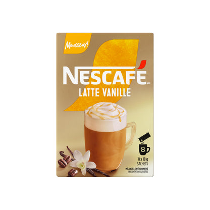 NESCAFÉ Gold Vanilla Latte Instant Coffee Mix – 48 Single-Serve Sachets (6 Boxes)